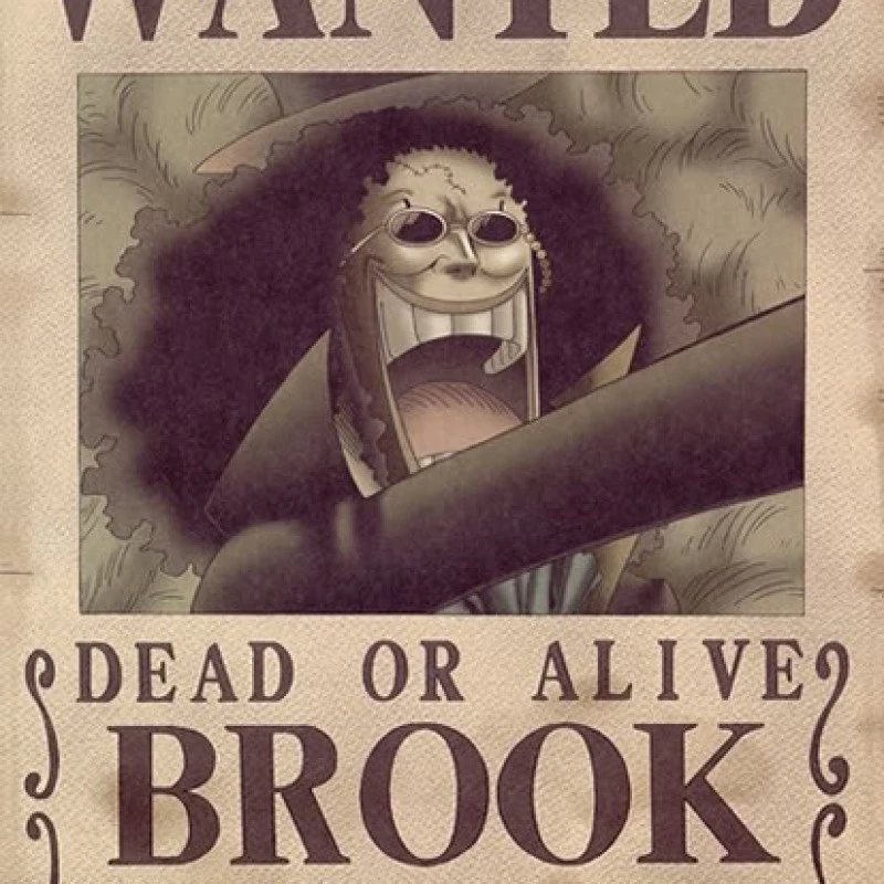 One Piece - Affiche Wanted De Brook 3 One Piece - Affiche Wanted De Brook