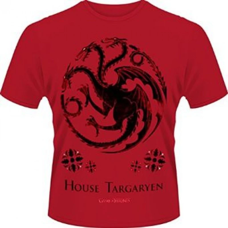 Game Of Thrones - T-shirt House Targaryen 3 Game Of Thrones - T-shirt House Targaryen