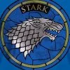 Game Of Thrones - T-Shirt Maison Stark - Bleu 2 Game Of Thrones - T-Shirt Maison Stark - Bleu -Kameha Boutique game of thrones t shirt maison stark