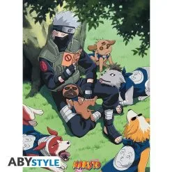 Naruto - Poster Kakashi Et Ses Chiens Ninjas