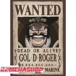 One Piece - Affiche Wanted Gold.D Roger
