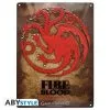Plaque Métal Targaryen 2 Plaque Métal Targaryen -Kameha Boutique plaque metal targaryen
