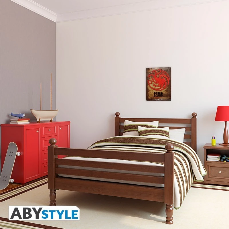 Plaque Métal Targaryen 4 Plaque Métal Targaryen – Image 2