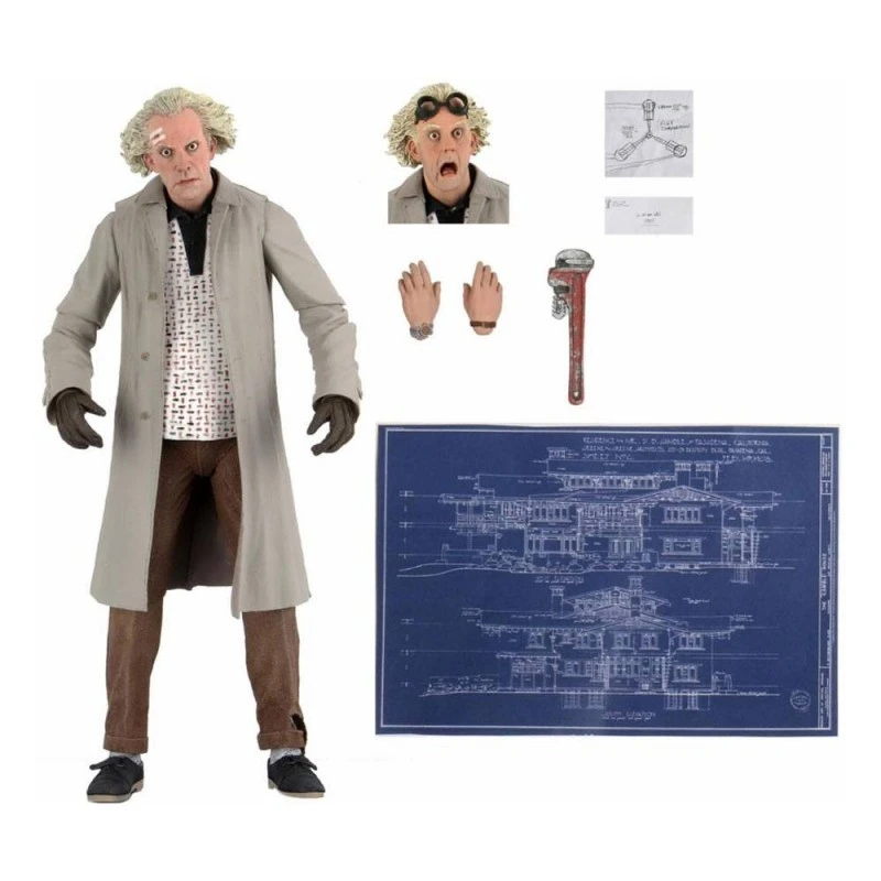 Retour Vers Le Futur - Figurine Doc Brown 3 Retour Vers Le Futur - Figurine Doc Brown