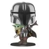 The Mandalorian Avec Baby Yoda - POP Super Sized -Kameha Boutique the mandalorian avec baby yoda pop super sized