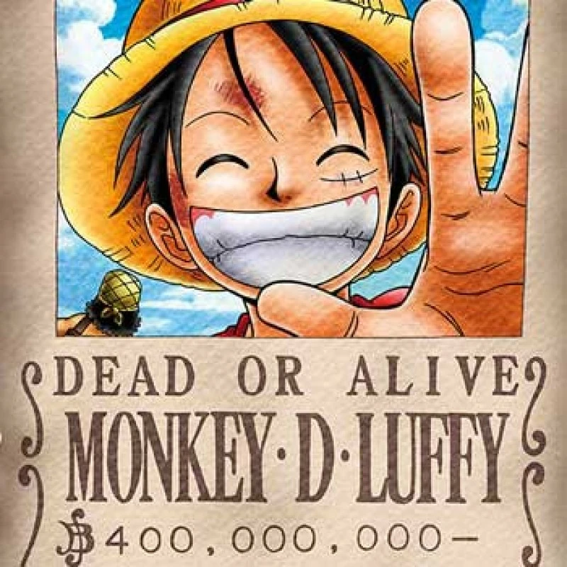 Affiche One Piece Wanted De Luffy - Nouvelle Prime 4 Affiche One Piece Wanted De Luffy - Nouvelle Prime – Image 2